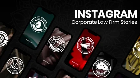 Instagram Stories - Corporate Law Firm Stock After Effects