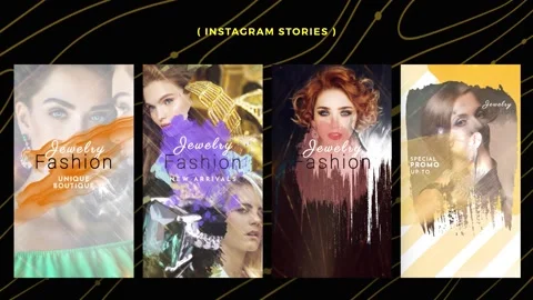 Instagram Stories: Jewelry Pack Stock After Effects