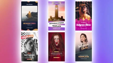 Instagram Stories Pack 22 스톡 After Effects