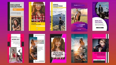 After Effects Template: Instagram Stories Pack #102048580