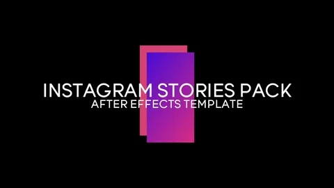 Instagram Stories Pack After Effects stock
