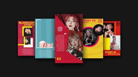 Instagram Stories Pack 스톡 After Effects