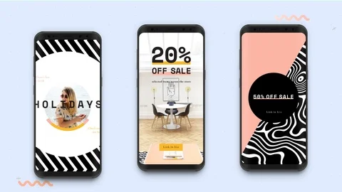 Instagram Stories: Showy Pack V1 After Effects stock