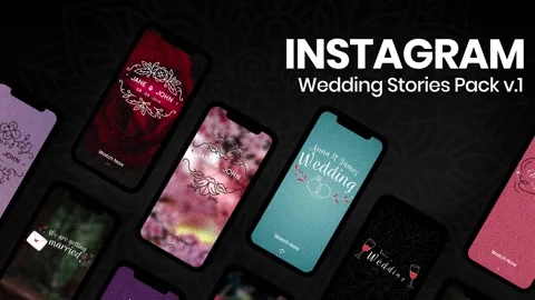 Instagram Stories - Wedding First Part Stock After Effects
