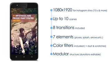 Instagram Story Maker 库存 After Effects