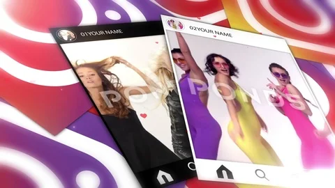 Instagram Story Slide Show  After Effects	Stock