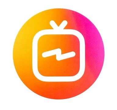 Instagram TV Logo Stock Photos