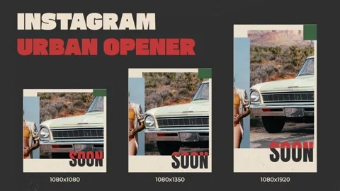 Instagram Urban Opener Stock After Effects