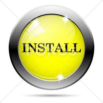 Install icon Stock Illustration