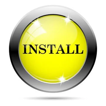 Install icon Stock Illustration