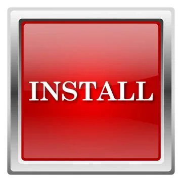 Install icon Stock Illustration