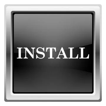 Install icon Illustrazione stock