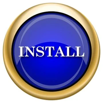 Install icon Illustrazione stock