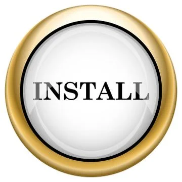 Install icon Stock Illustration