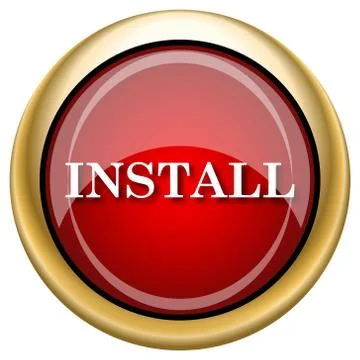 Install icon Stock Illustration