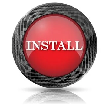 Install icon Stock Illustration