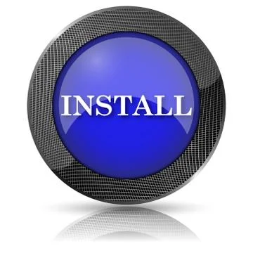Install icon Illustrazione stock