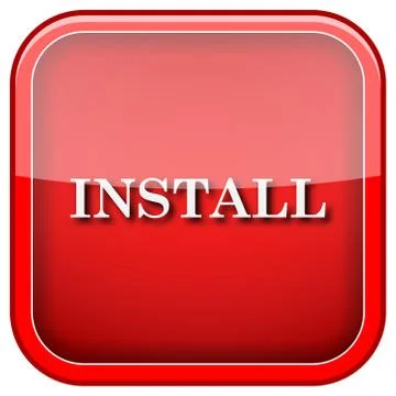 Install icon Illustrazione stock