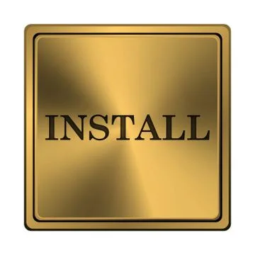 Install icon Stock Illustration