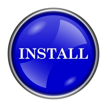Install icon Stock Illustration