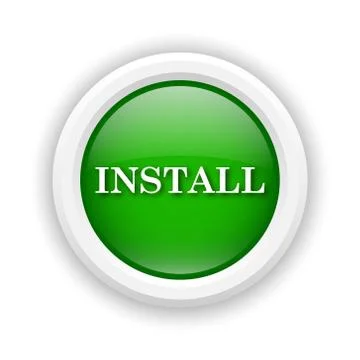 Install icon Illustrazione stock