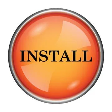 Install icon Illustrazione stock