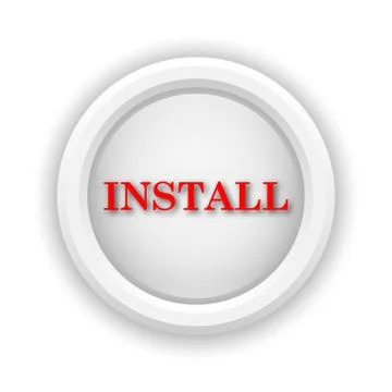 Install icon Stock Illustration