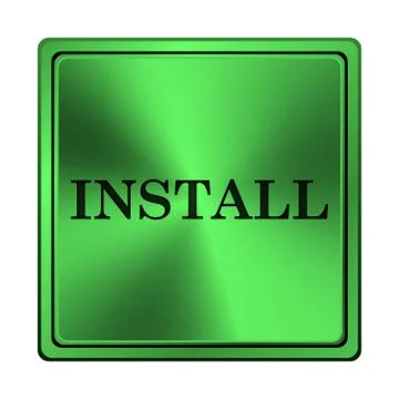 Install icon Illustrazione stock