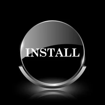 Install icon Stock Illustration