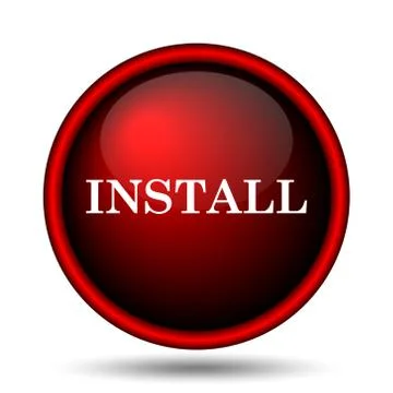 Install icon Illustrazione stock