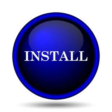 Install icon Illustrazione stock
