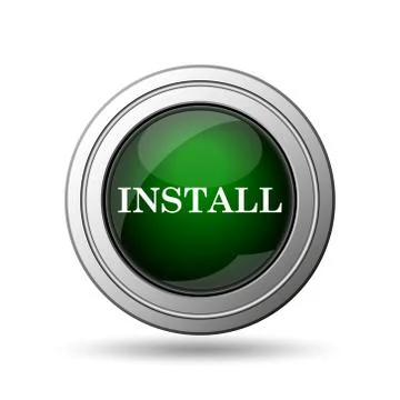 Install icon Illustrazione stock