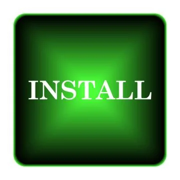 Install icon Stock Illustration