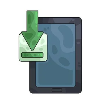 Install illustration イラスト素材