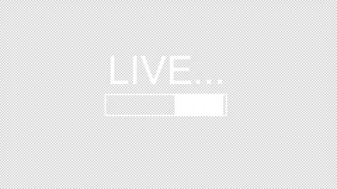 Install streaming Text animation 1080p - 30 fps - Alpha Channel Stock Footage 256200812