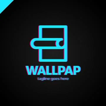 Install the wallpaper icon Ilustración de archivo