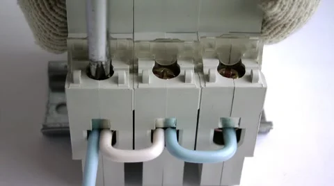 Installation and check of electric automatic machines Video stock 10565714