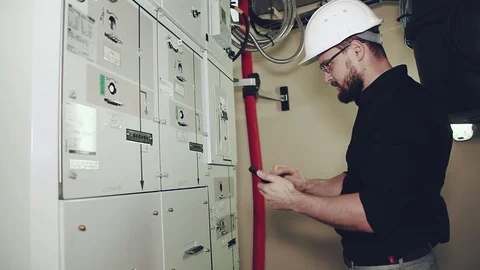 Installation and maintenance of wind power plants Stock Footage 73469208