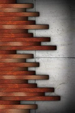 Installation of cherry planks Stock Photos