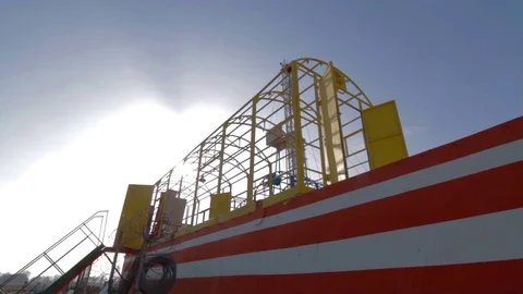 Installation of drilling fluid circulation system Stock Footage 73438990