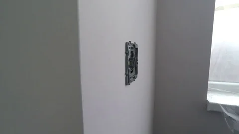 Installation of electrical equipment Stock Footage 83278967