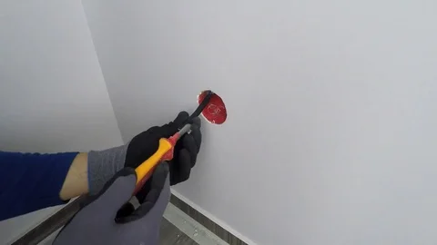 Installation of electrical equipment Video stock 83278999