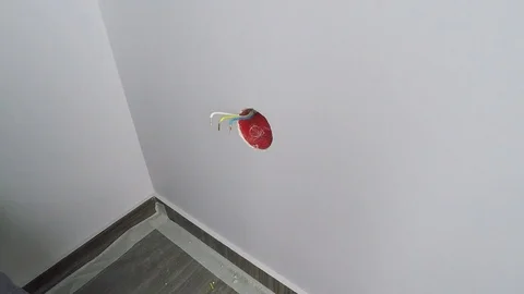 Installation of electrical equipment Stock Footage 83279034