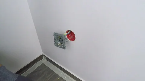 Installation of electrical equipment Video stock 83279078