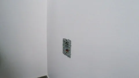 Installation of electrical equipment Stock Footage 83279118