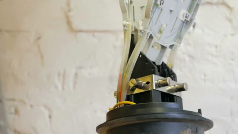 Installation of an Internet cable Stock Footage 114265375