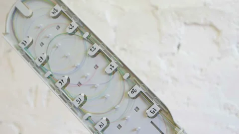 Installation of an Internet cable Stock Footage 114265525