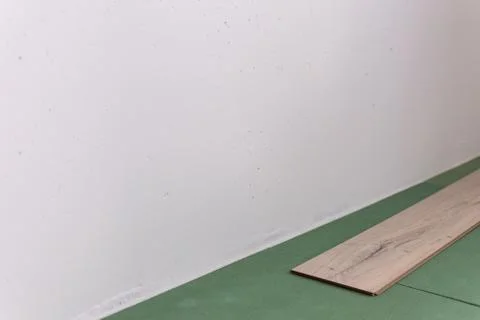 Installation laminate in the room Stock Photos