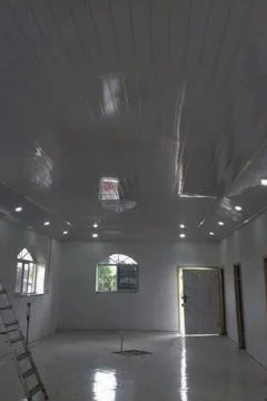 Installation of light Stock Photos