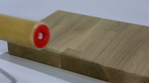 Installation of a new workbench worktop decoration milling cutter Stock Footage 127534554